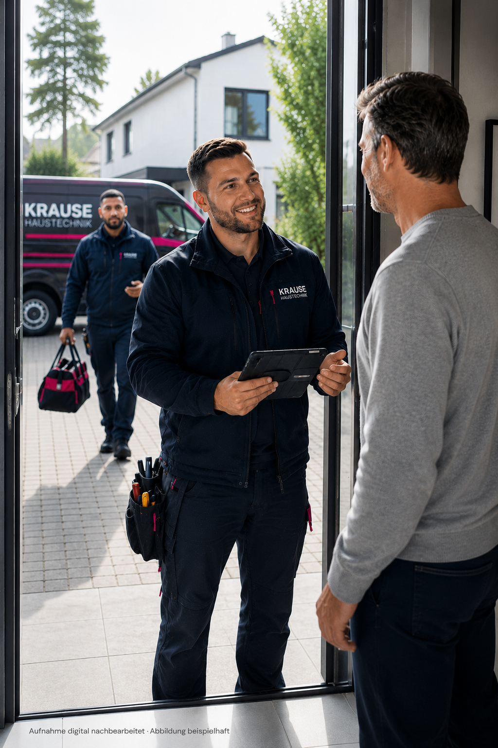 Beispielhafte Darstellung eines persönlichen Beratungsgesprächs bei Krause